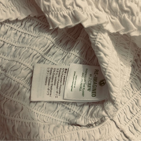 Crop white elastic top - Picture 4 of 5